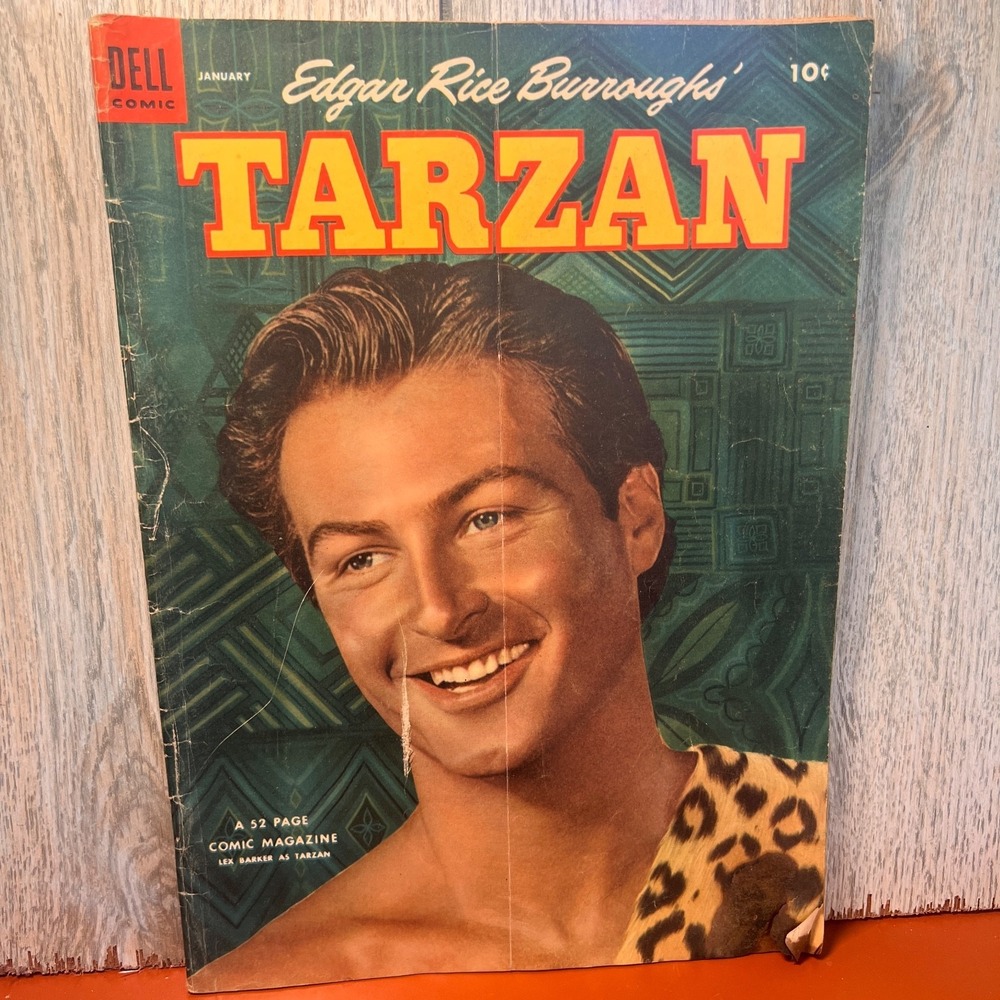 Tarzan #52  Dell January Lex Barker Comic‎